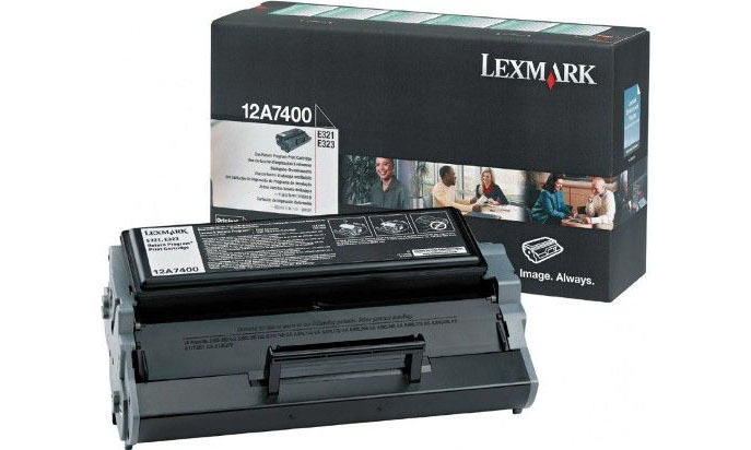 Заправка картриджа Lexmark 12A7400